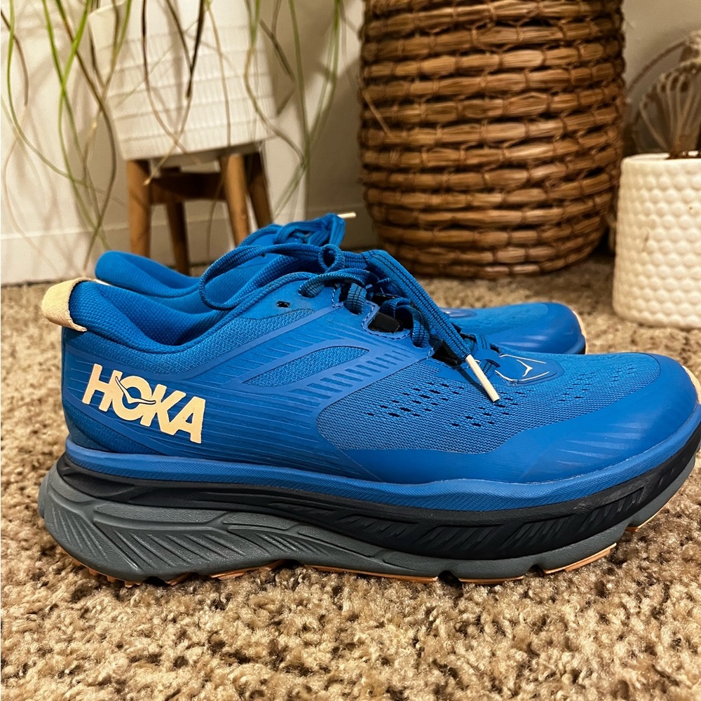 Hoka One One Blue Athletic Shoes